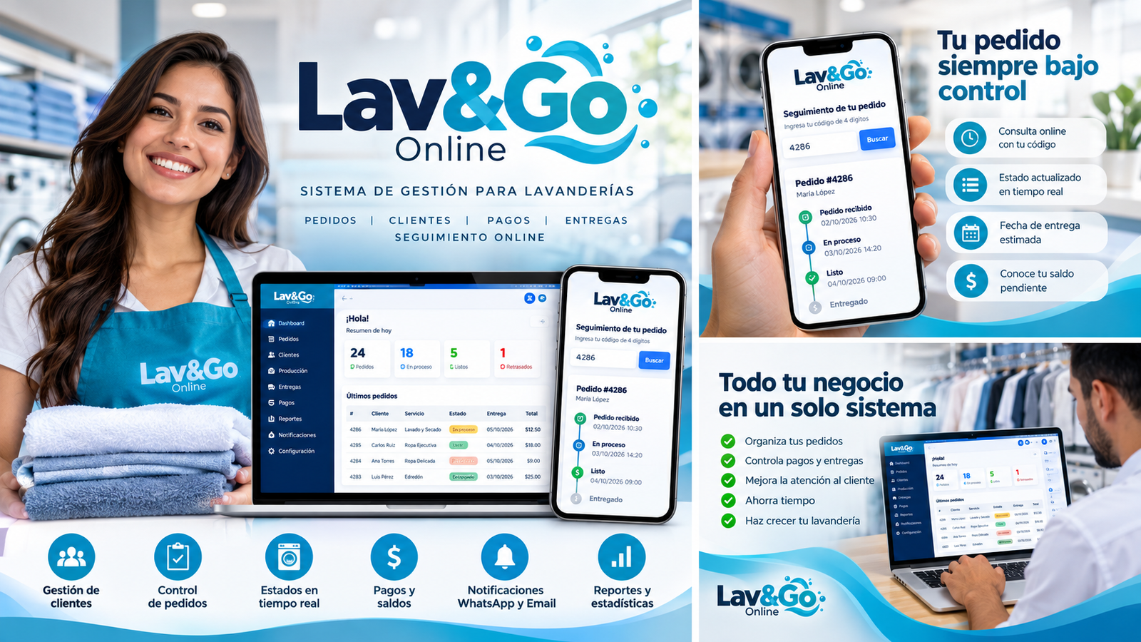 Lav&Go Online – Sistema de Gestión para Lavanderías